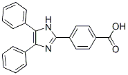 4-(4,5-Diphenyl-1H-imidazol-2-yl)benzoic acid Structure,5496-35-5Structure