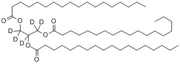 Glyceryl-d5 trioctadecanoate Structure,55256-03-6Structure