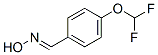 (E)-1-[4-(difluoromethoxy)phenyl]-n-hydroxymethanimine Structure,556016-57-0Structure