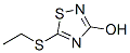 5-Ethylthio-3-hydroxy-1,2,4-thiadiazole Structure,56409-44-0Structure