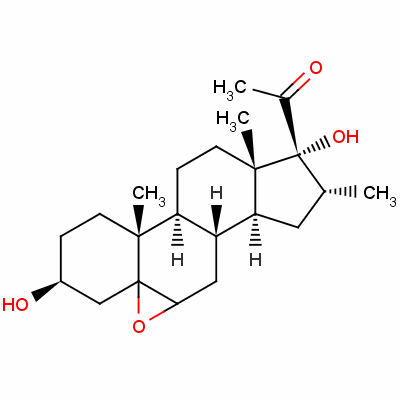 5Alpha,6alpha-epoxy-3beta,17-dihydroxy-16alpha-methylpregnan-20-one Structure,56630-87-6Structure