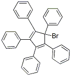 5-Bromo-1,2,3,4,5-pentaphenyl-1,3-cyclopentadiene Structure,56849-84-4Structure