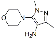 1,3-Dimethyl-5-morpholino-1H-pyrazol-4-amine Structure,568577-87-7Structure