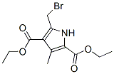 5-Bromomethyl-3-methyl-1H-pyrrole-2,4-dicarboxylic acid diethyl ester Structure,57745-26-3Structure