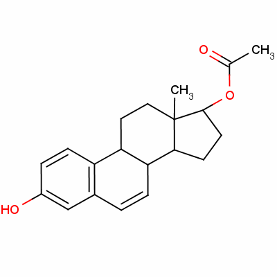 Estra-1,3,5(10),7-tetraene-3,17alpha-diol 17-acetate Structure,58212-86-5Structure