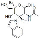 5-Bromo-3-indolyl-2-acetamido-2-deoxy-beta-d-glucopyranose Structure,58225-98-2Structure