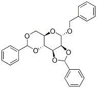 4-(Benzyloxy)-2,8-diphenylhexahydro[1,3]dioxolo[4,5]pyrano[3,2-d][1,3]dioxine Structure,58650-53-6Structure