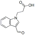 3-(3-Formyl-1H-indol-1-yl)-propanoic acid Structure,59213-02-4Structure