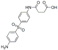 4-[[4-[(4-Aminophenyl)sulphonyl]phenyl]amino]-4-oxobutyric acid Structure,5934-14-5Structure