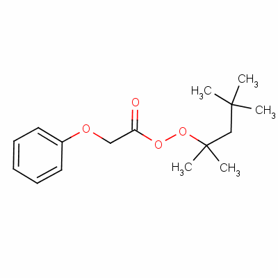 1,1,3,3-Tetramethylbutyl phenoxyperoxyacetate Structure,59382-51-3Structure