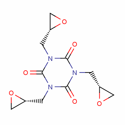 3,5-Triazine-2,4,6(1h,3h,5h)-trione, 1,3,5-tris[(2r)-oxiranylmethyl]-, rel-1 Structure,59653-74-6Structure