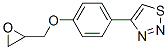 4-[4-(Oxiran-2-ylmethoxy)phenyl]-1,2,3-thiadiazole Structure,59834-07-0Structure