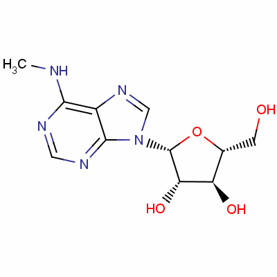 6-Methylaminopurine arabinoside Structure,60209-41-8Structure