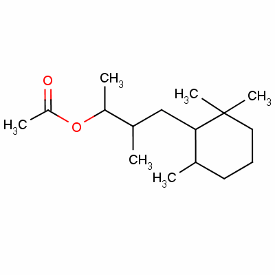 [1,2-Dimethyl-3-(2,2,6-trimethylcyclohexyl)propyl] acetate Structure,60241-55-6Structure