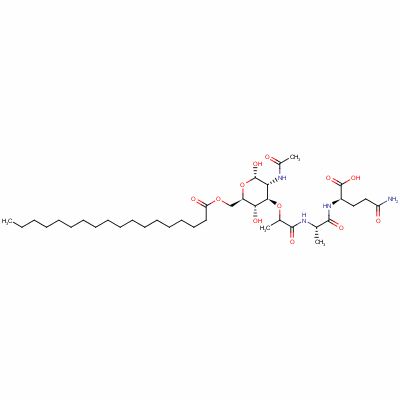 N-acetylmuramyl-l-alanyl-d-isoglutamine-6-o-stearoyl Structure,60398-08-5Structure