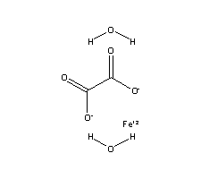 Ferrous oxalate dihydrate Structure,6047-25-2Structure