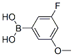 3-Fluoro-5-methoxyphenylboronic acid Structure,609807-25-2Structure