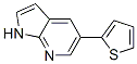 1H-Pyrrolo[2,3-b]pyridine, 5-(2-thienyl)- Structure,611204-94-5Structure