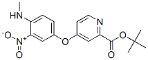 2-Pyridinecarboxylic acid, 4-[4-(methylamino)-3-nitrophenoxy]-, 1,1-dimethylethyl ester Structure,611225-63-9Structure