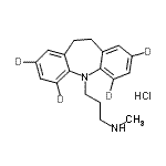 Desipramine-2,4,6,8-d4 hcl Structure,61361-34-0Structure