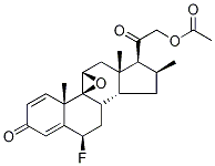 (6Alpha,9beta,11beta,16alpha)-21-(acetyloxy)-9,11-epoxy-6-fluoro-16-methyl-pregna-1,4-diene-3,20-dione Structure,61618-91-5Structure