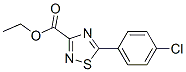 Ethyl 5-(4-chlorophenyl)-1,2,4-thiadiazole-3-carboxylate Structure,61689-36-9Structure