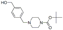 Tert-Butyl 4-[4-(hydroxymethyl)benzyl]tetrahydro-1(2H)-pyrazinecarboxylate Structure,622381-67-3Structure