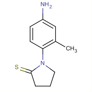 2-Pyrrolidinethione, 1-(4-amino-2-methylphenyl)- Structure,625102-14-9Structure