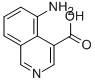 4-Isoquinolinecarboxylicacid,5-amino-(9ci) Structure,62781-93-5Structure