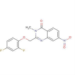 2-[(2,4-Difluorophenoxy)methyl]-3-methyl-7-nitro-4(3h)-quinazolinone Structure,628326-55-6Structure