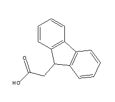 Fluorene-9-acetic acid Structure,6284-80-6Structure