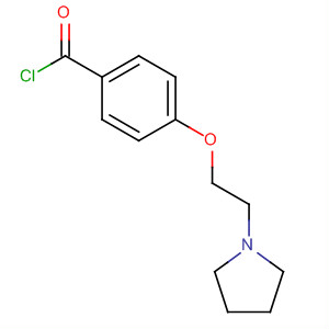 4-[2-(1-Pyrrolidinyl)ethoxy]benzoyl chloride Structure,63675-91-2Structure