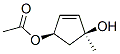 4-Cyclopentene-1,3-diol, 1-methyl-, 3-acetate, (1s,3r)-(9ci) Structure,639467-33-7Structure