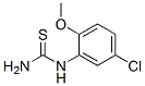 5-Chloro-2-methoxyphenylthiourea Structure,63980-69-8Structure