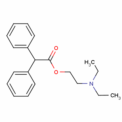 Adiphenine Structure,64-95-9Structure