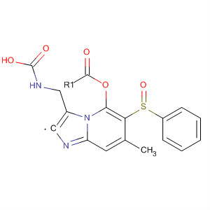 (6-Benzenesulfinyl-imidazo[1,2-a]pyridin-2-yl)-methyl-carbamic acid methyl ester Structure,64064-80-8Structure