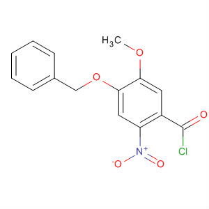 4-Benzyloxy-5-methoxy-2-nitrobenzoic acid chloride Structure,64154-78-5Structure