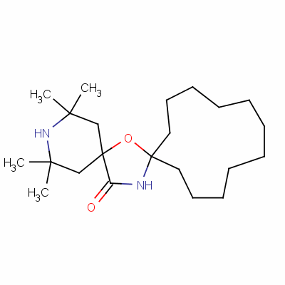 2,2,4,4-Tetramethyl-7-oxa-3,20-diazadispiro[5.1.11.2]-henicosan-21-one Structure,64338-16-5Structure