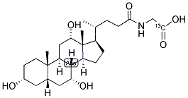 Glycocholic acid-13c1 (glycyl-1-13c) Structure,64431-95-4Structure