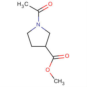 3-Pyrrolidinecarboxylic acid, 1-acetyl-, methyl ester, (3s)-(9ci) Structure,648413-65-4Structure