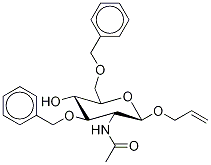 Allyl 2-acetamido-3,6-di-o-benzyl-2-deoxyhexopyranoside Structure,65730-02-1Structure