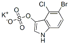 5-Bromo-4-chloro-3-indolyl sulfate potassium salt Structure,6578-07-0Structure