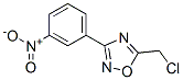 5-(Chloromethyl)-3-(3-nitrophenyl)-1,2,4-oxadiazole Structure,6595-78-4Structure