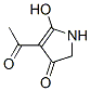 3H-pyrrol-3-one, 4-acetyl-1,2-dihydro-5-hydroxy-(9ci) Structure,66056-62-0Structure