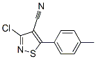 3-Chloro-5-(4-methylphenyl)isothiazole-4-carbonitrile Structure,662138-23-0Structure