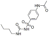 N-[4-[[[(butylamino)carbonyl]amino]sulphonyl]phenyl]acetamide Structure,6630-00-8Structure