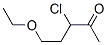 2-Pentanone, 3-chloro-5-ethoxy- Structure,663179-27-9Structure