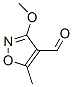 4-Isoxazolecarboxaldehyde, 3-methoxy-5-methyl-(9ci) Structure,66379-44-0Structure