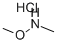 N,O-Dimethylhydroxylamine hydrochloride Structure,6638-79-5Structure