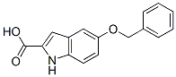 5-Benzyloxyindole-2-carboxylic acid Structure,6640-09-1Structure